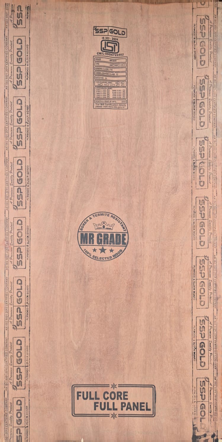 Commercial ISI MR 303 Grade Plywood